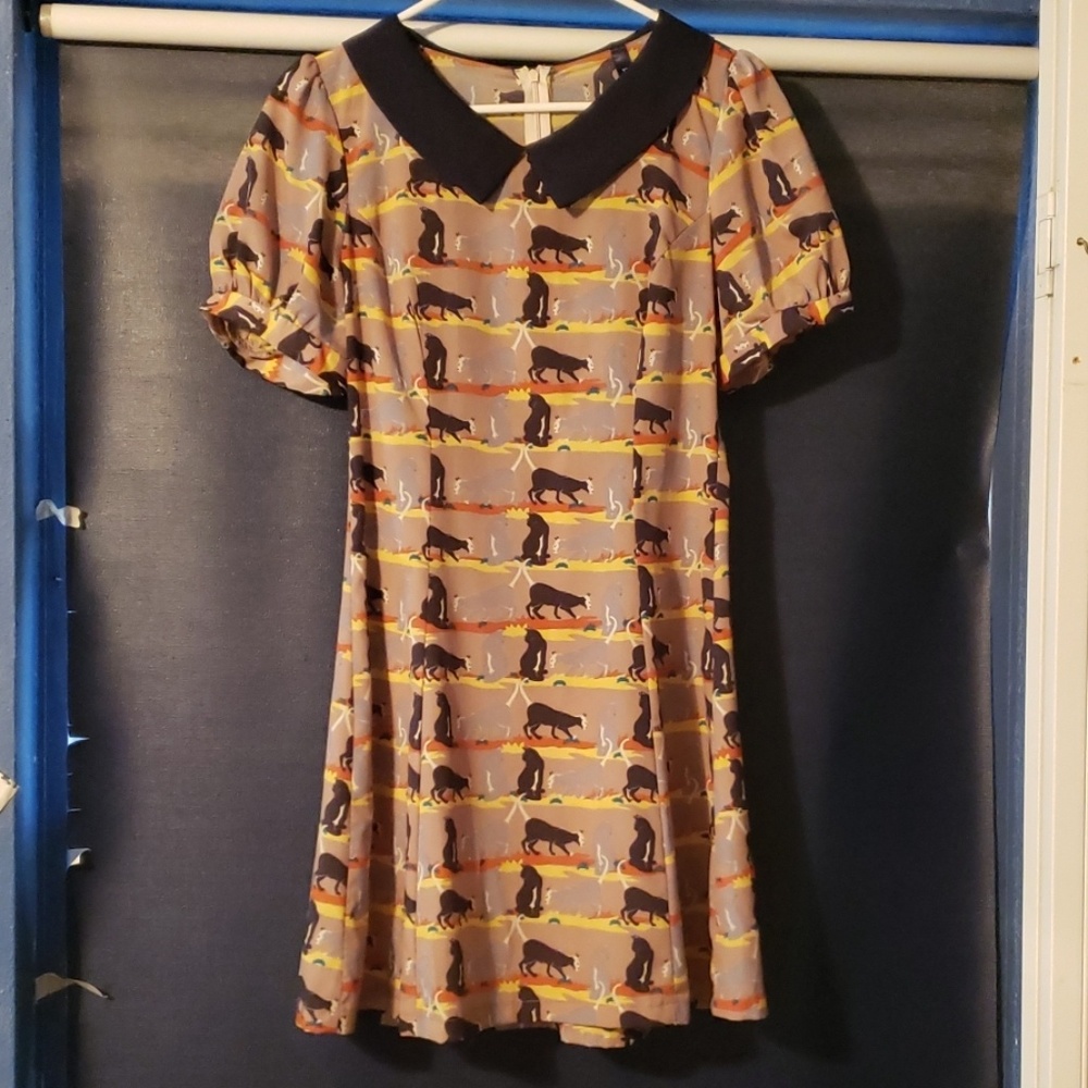 Retro babydoll dress